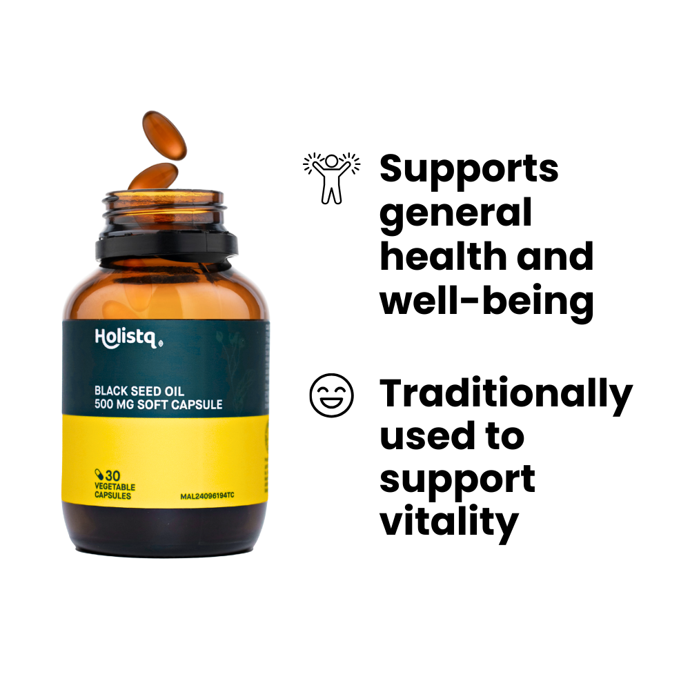 Black Seed Oil 500mg 30 Soft Capsules