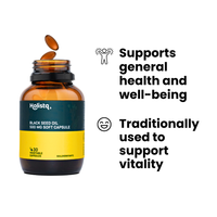 Black Seed Oil 500mg 30 Soft Capsules
