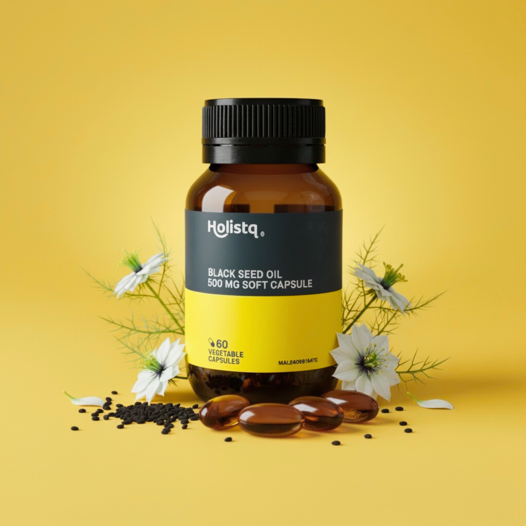 Black Seed Oil 500mg 60 Soft Capsules