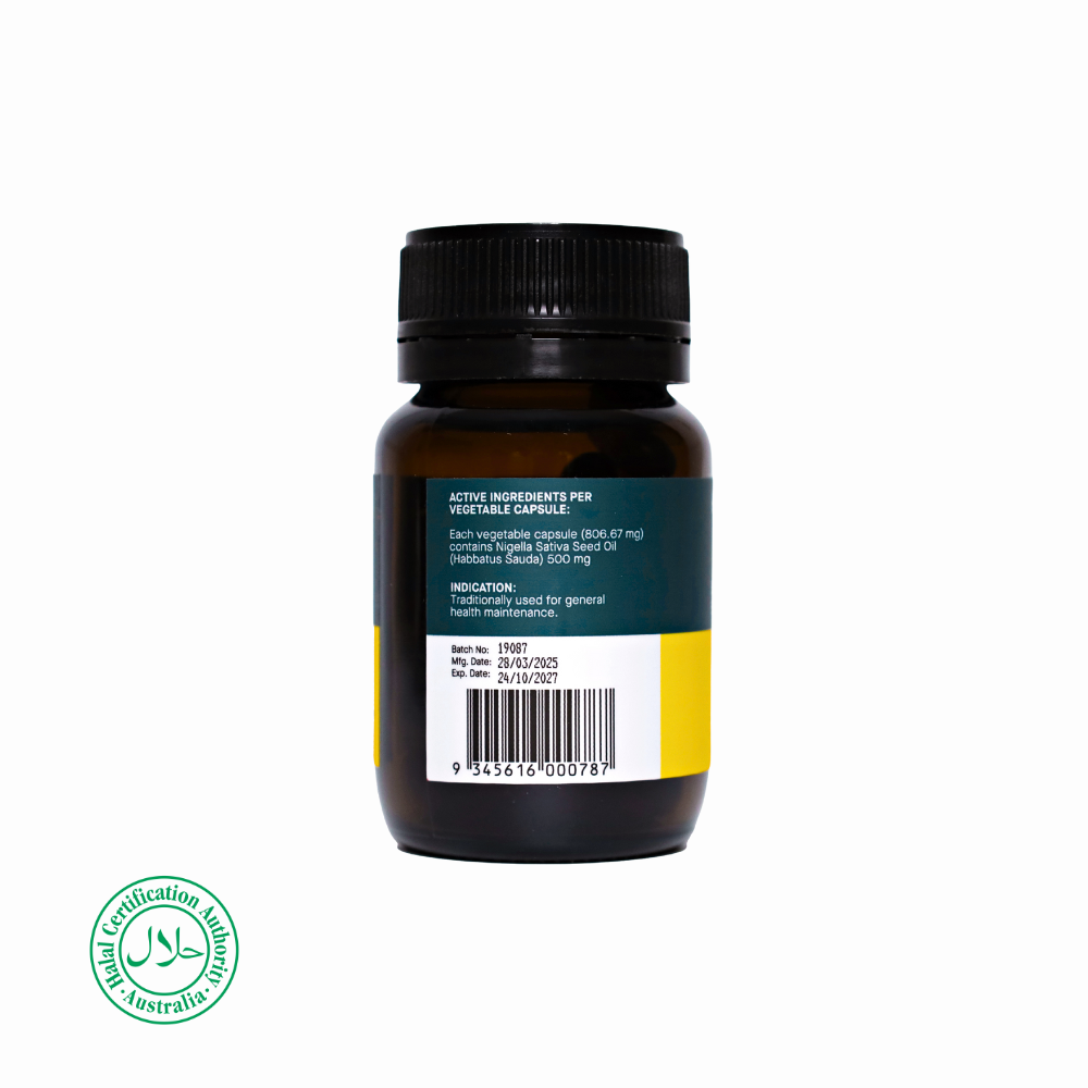 Black Seed Oil 500mg 30 Soft Capsules