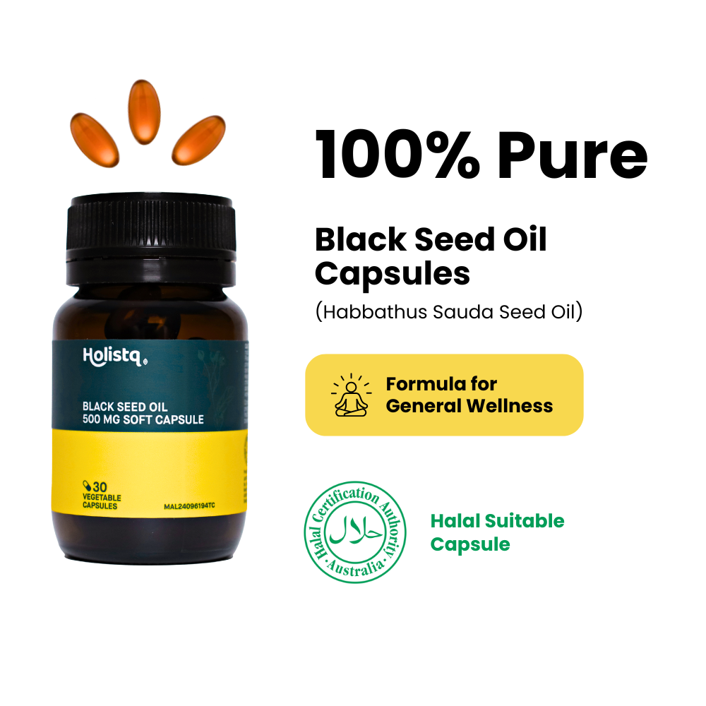 Black Seed Oil 500mg 30 Soft Capsules
