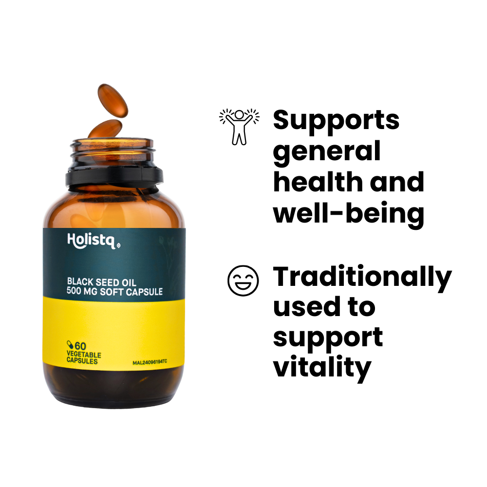 Black Seed Oil 500mg 60 Soft Capsules
